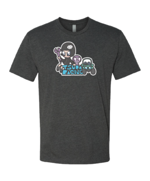 Tsuda Racing Chibi Charcoal Shirt