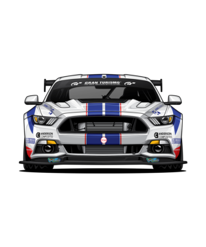 Mustang Front Sticker